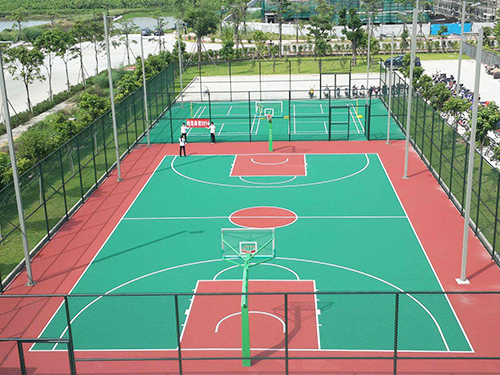 室外籃球場地坪